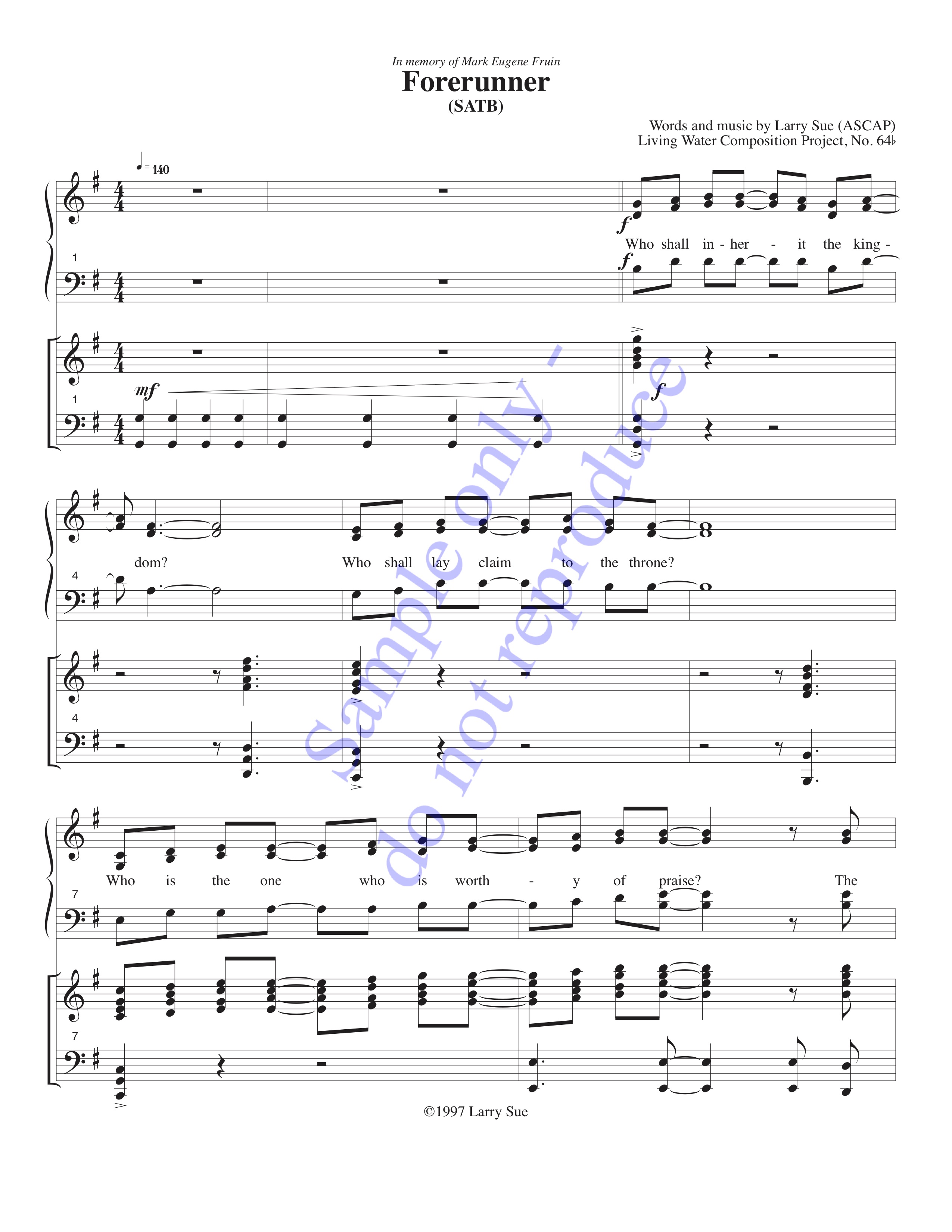 Forerunner, page 1