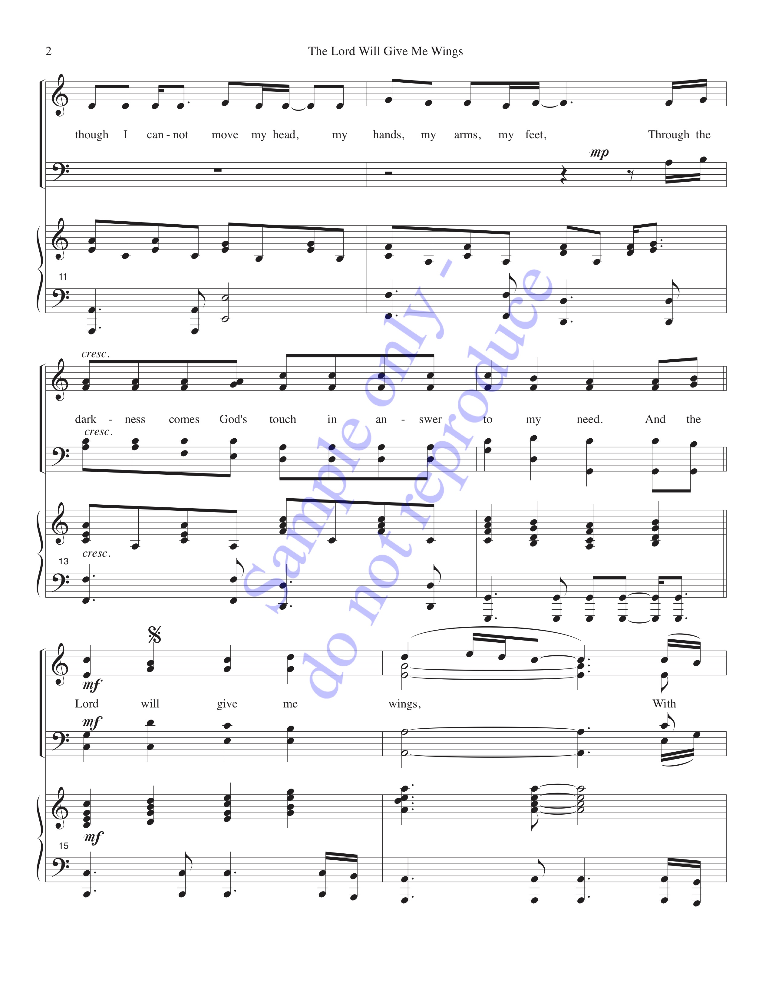 The Lord Will Give Me Wings, page 2