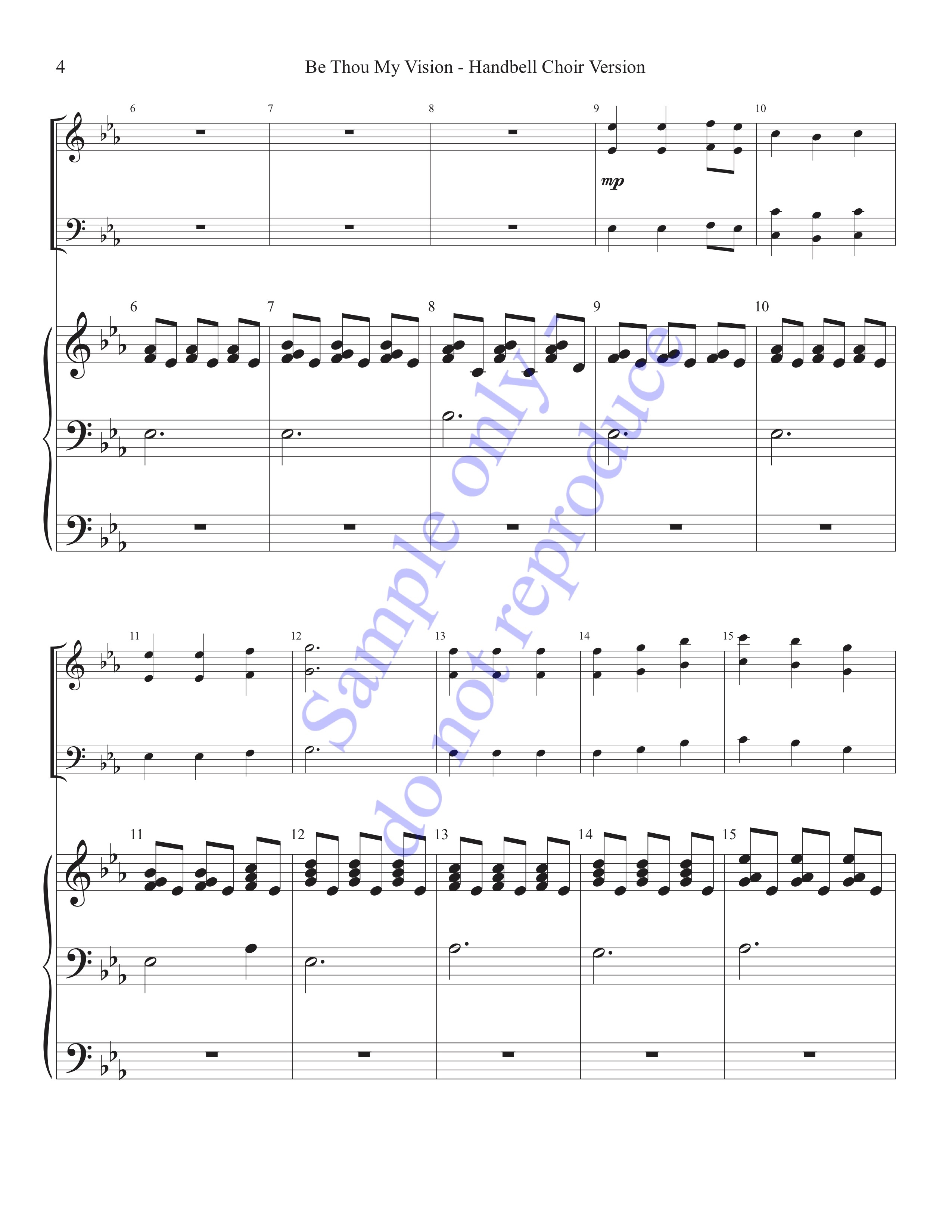 Be Thou My Vision (Handbells, 3-5 octaves with Organ, Level 3), page 2