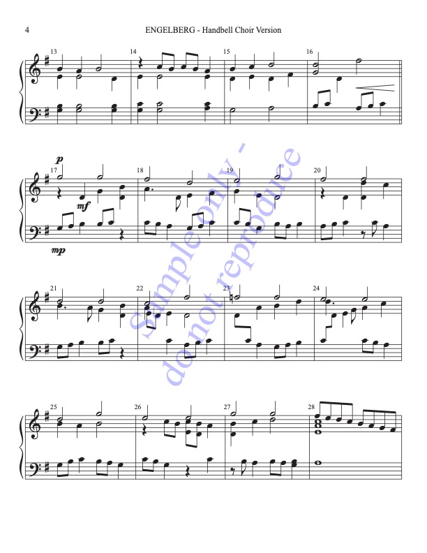 ENGELBERG (Handbells, 2 octaves), page 2